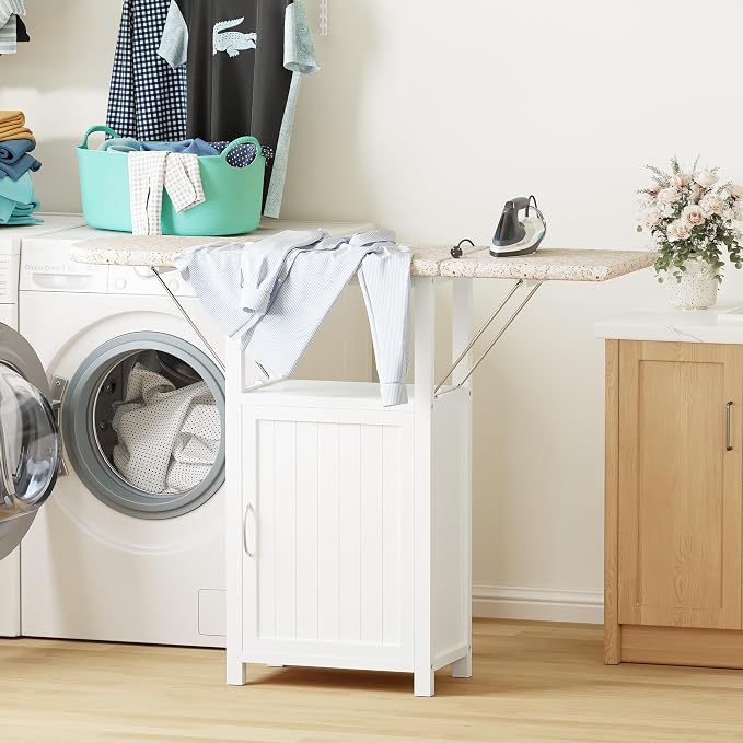 Ironing Board with Storage Cabinet, Folding Ironing Board with Extra Storage - Image 7