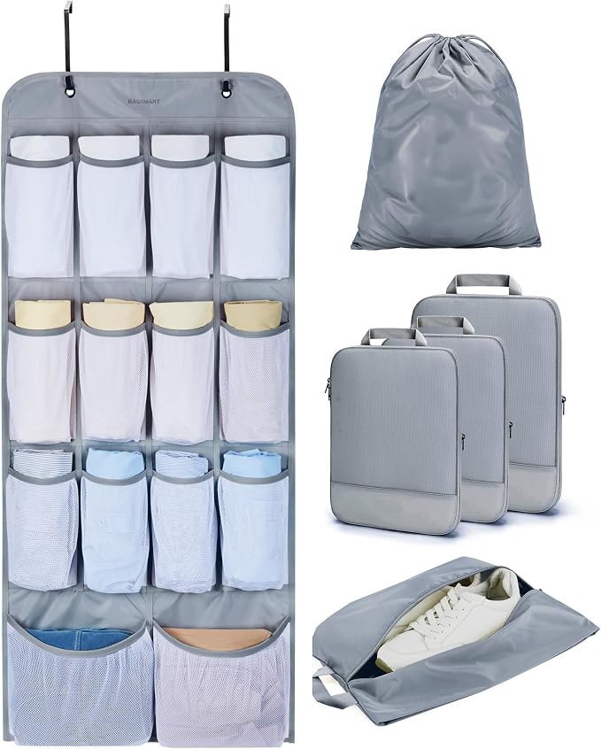 BAGSMART Hanging Compression Packing Cubes by BAGSMART