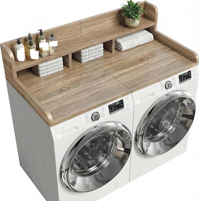 Washer Dryer Countertop with Non-Slip Pads&Edge Guard–Laundry Countertop Over - Image 3