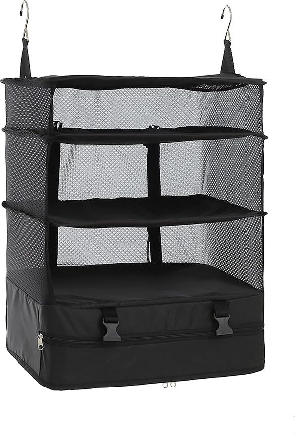 ELEZAY Hanging Packing Cubes Portable Travel Closet Collapsible Compression by ELEZAY