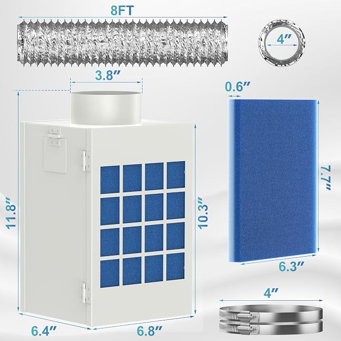 Indoor Dryer Vent Kit, Dryer Vent Box - Image 6