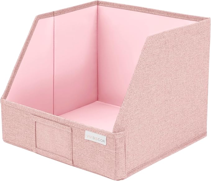Closet Bins for Organization – 12x12x10 Foldable Boxes for Clothes, Fabric - Image 9