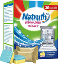 NATRUTH 30 Pack Dishwasher Cleaner Tablets Individually Wrapped, Deep Cleaning by HOME