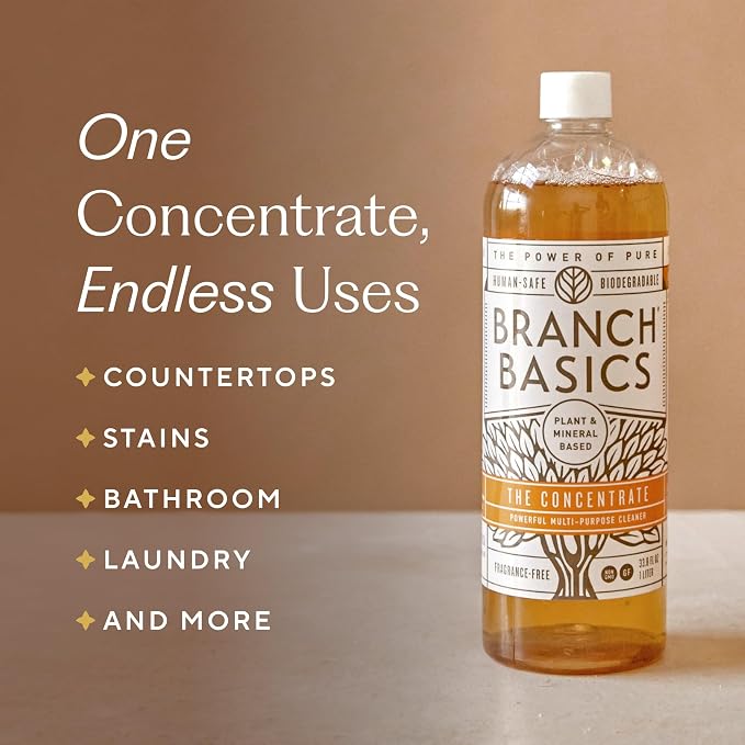 Branch Basics Cleaning Essentials Kit: All Purpose, Glass and Bathroom Cleaner - Image 4