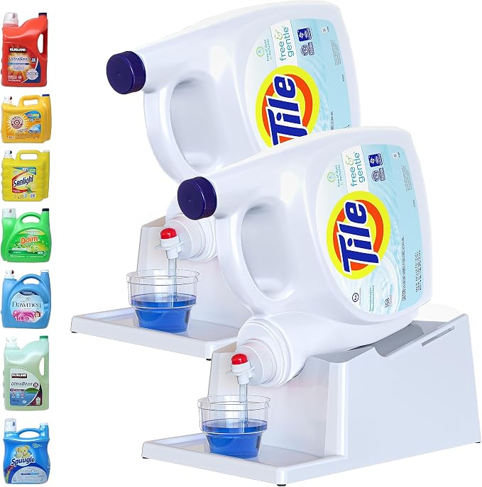 TidyFriend 2 Pack Liquid Laundry Detergent Holder Stand by Skywin