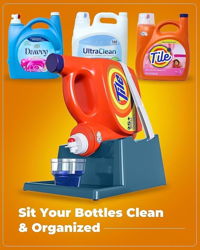 Skywin Laundry Detergent Holder Stand Organizer and Drip Tray - Image 3