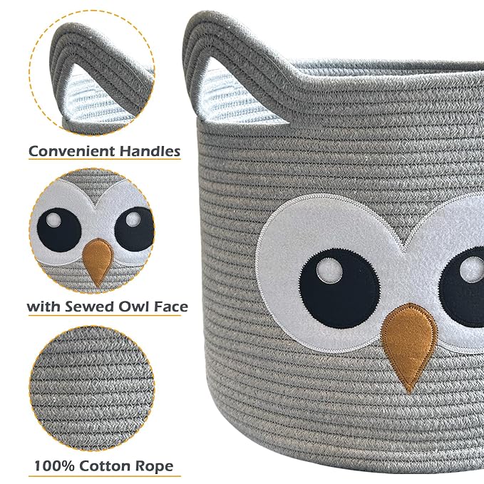 VK VK·LIVING Owl Storage Basket - Image 4