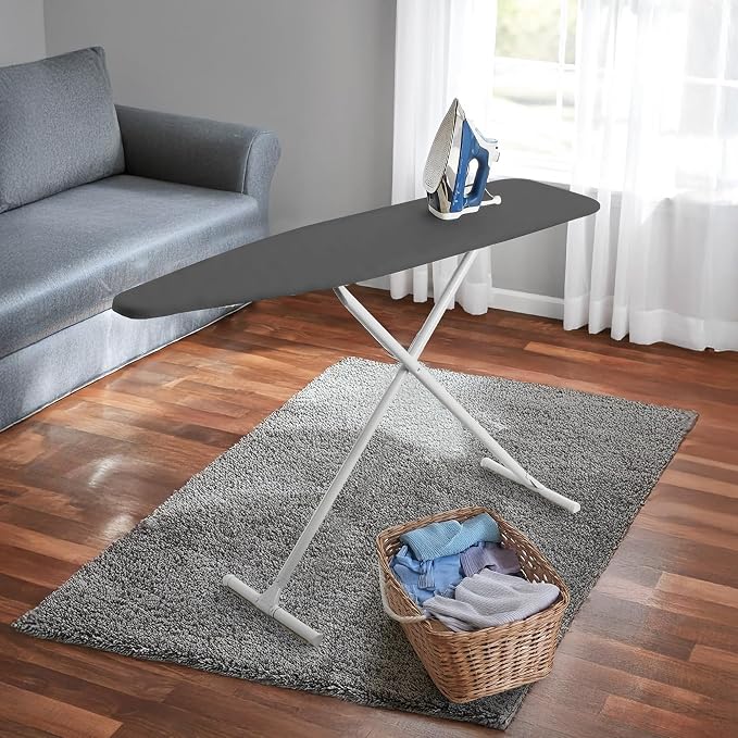 Homz T-Leg Clothes Ironing Board, Portable Compact Foldable Standard Size - Image 9