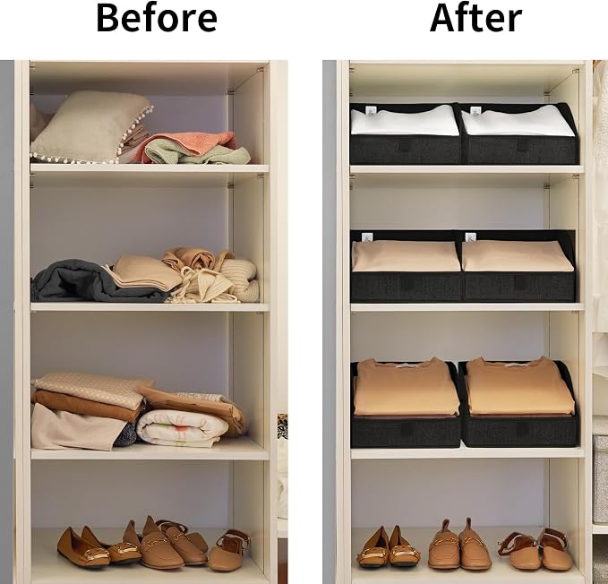 GRANNY SAYS Closet Organizer Bins, Trapezoid Storage Bin, Storage Baskets - Image 8