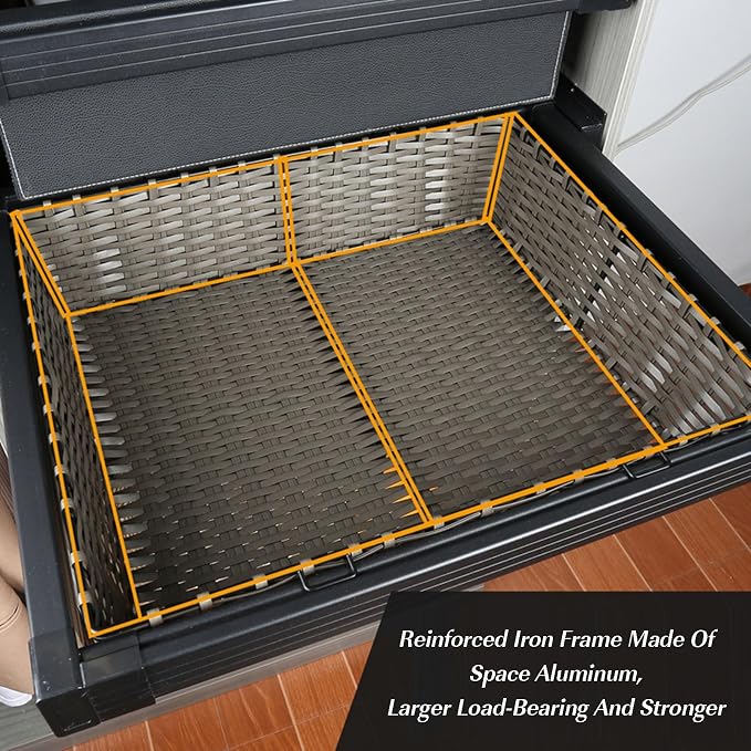 Pull Out Drawer Organizer Containers, Basket Storage Rack - Image 6