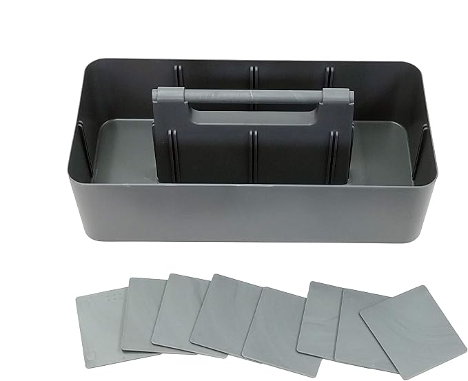 -Bulk Large Portable Caddy DIY Dividers, 8 Compartments, School Office - Image 7
