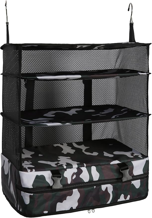 ELEZAY Hanging Packing Cubes Portable Travel Closet Collapsible Compression by ELEZAY