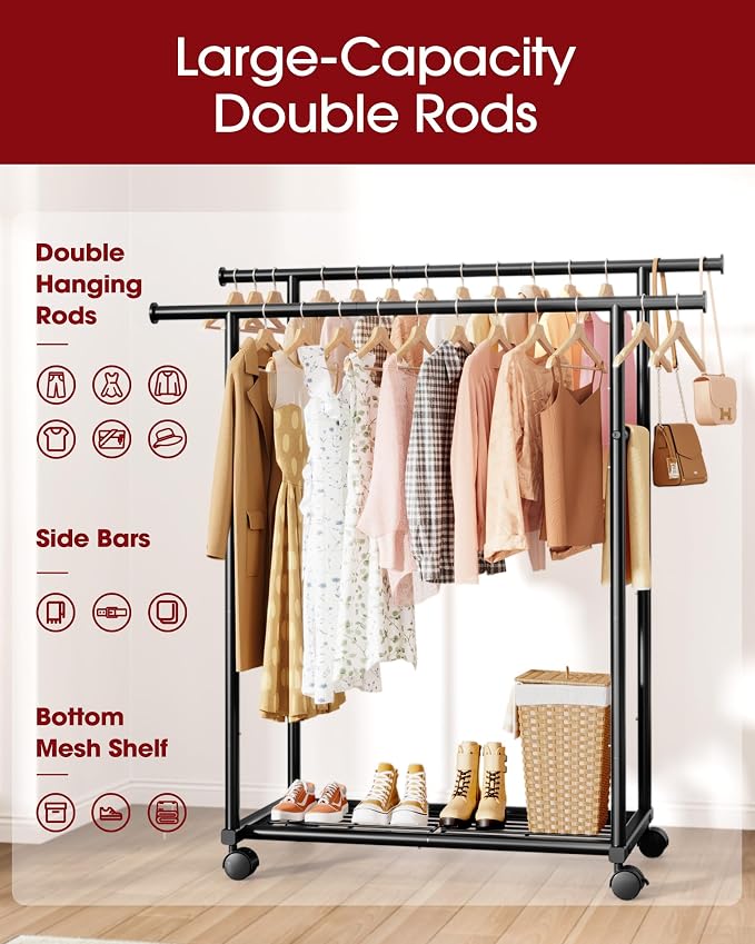 Metal Clothes Rack - Image 3