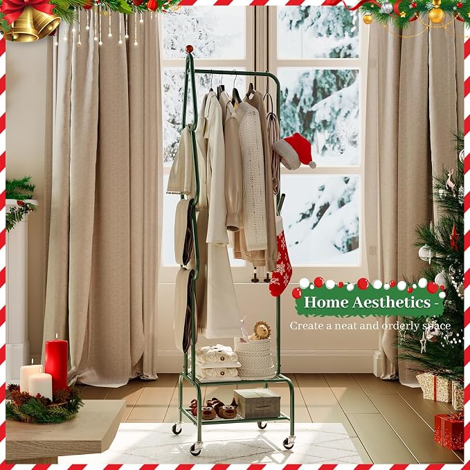Clothes Rack, Metal Garment Rack - Image 7