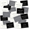 Waterproof Labels for Amber Glass Soap Dispenser and Plastic Bottles by Verute
