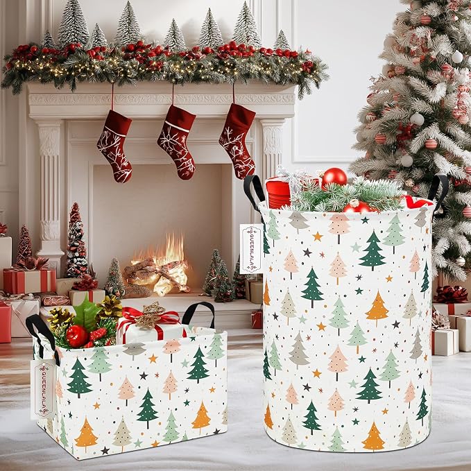 QUEENLALA Rectangular Laundry Hamper/Foldable Nursery Laundry Basket - Image 7