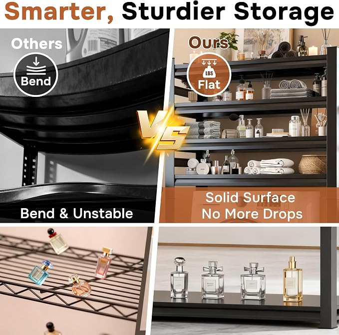 Over The Washer and Dryer Storage Shelf, Suit Washing Machine Width Within 45.3" - Image 4