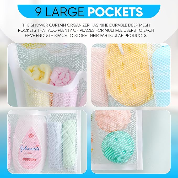Handy Laundry Hanging Shower Organizer - Image 4