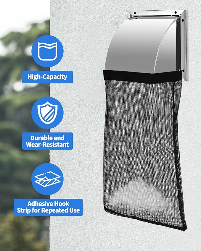 4 PCS Dryer Vent Lint Bags, Lint Catcher - Image 5