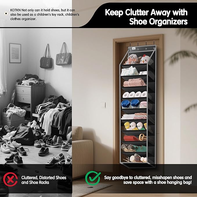 10 Tier Over The Door Organizer - Image 6