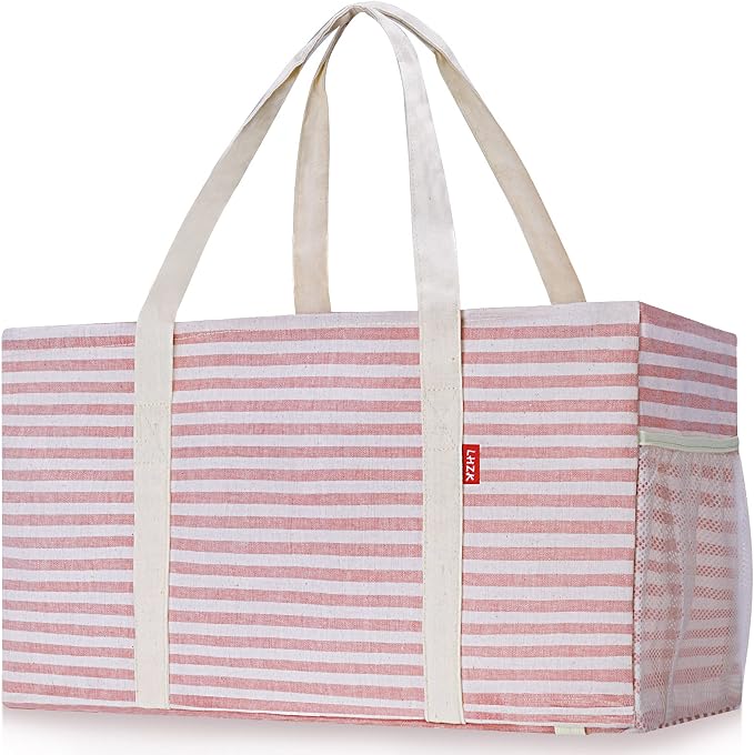 LHZK 2 Pack Extra Large Utility Tote Bag by LHZK