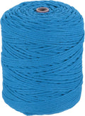 HARFINGTON Natural Macrame Cord 3mm x 328 Yards 4 Strand Twisted Cotton Macrame by HARFINGTON