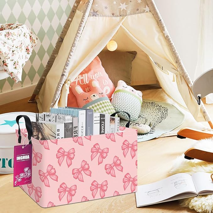 Rectangular Storage Basket Fabric Organizer Bin - Image 5