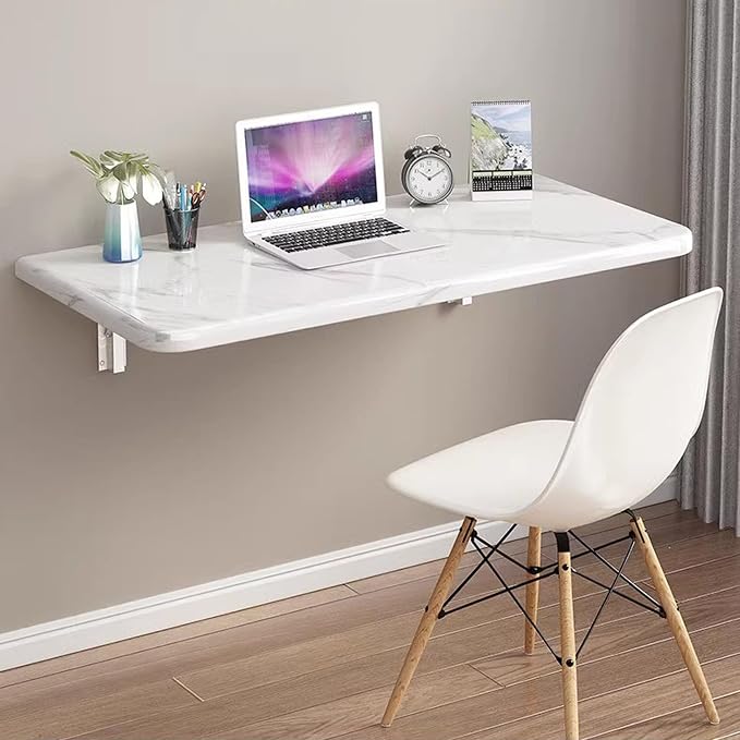 Wall Mounted Folding Table Floating Wall Desk by SKVSKV