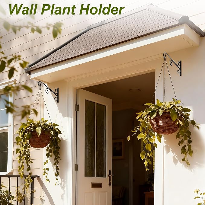 2 Pack Plant Hangers, Metal Plant Hooks - Image 2