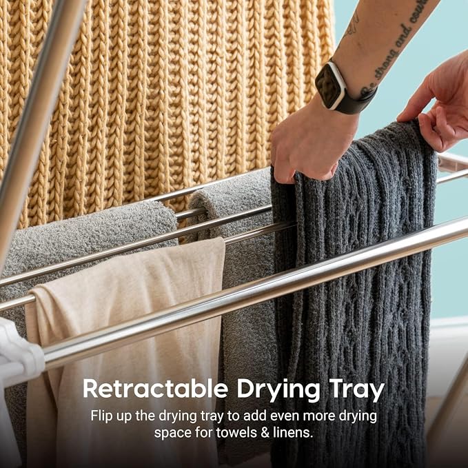 IRIS USA Foldable Drying Rack - Image 6