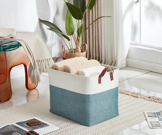 DECOMOMO Extra Large Storage Baskets, Fabric Storage Bins - Image 2