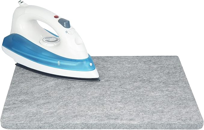 Wool Ironing Mat for Table Top – Portable Pressing Pad, Ironing Board by BNYD