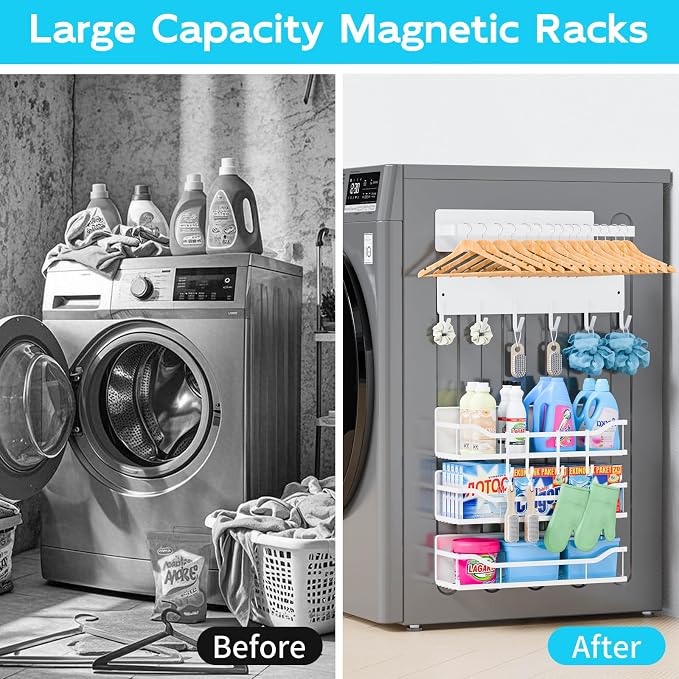 Multifunctional Magnetic Shelf for Washing Machine, Refrigerator, and Any Metal - Image 4