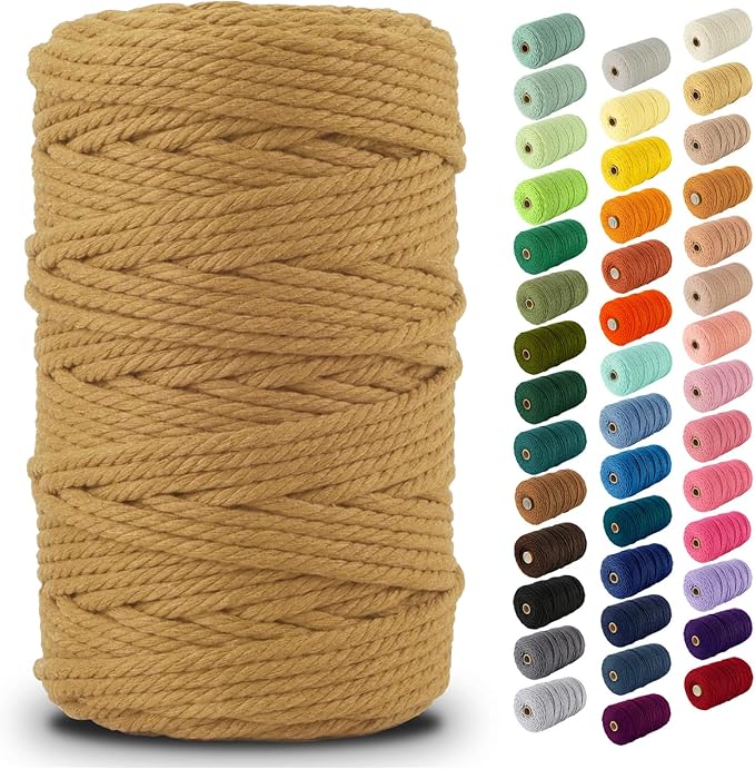 Nook Theory Macrame Cord - 5mm 109 Yards Cotton Rope by NookTheory