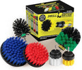 Variety Multi-Pack Drill Brush Attachments by Drillbrush