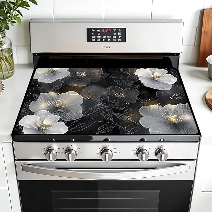 Multi-Design Stove Top Cover for Glass/Electric Stoves by AOHMPT