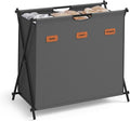 SONGMICS Laundry Hamper, Laundry Basket, 35.7 Gal. Laundry Sorter 3 Sections by SONGMICSbySONGMICSHOME