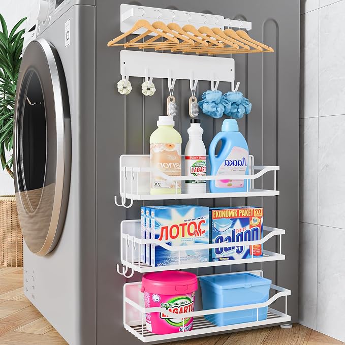 Multifunctional Magnetic Shelf for Washing Machine, Refrigerator, and Any Metal by MIMIyasha