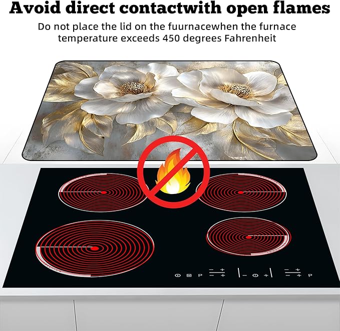 Multi-Design Stove Top Cover for Glass/Electric Stoves - Image 3