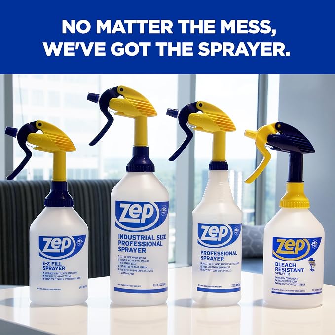 Zep Bleach Resistant Professional Sprayer Bottle - 32 oz - ZUPRO2-30 Foot - Image 8