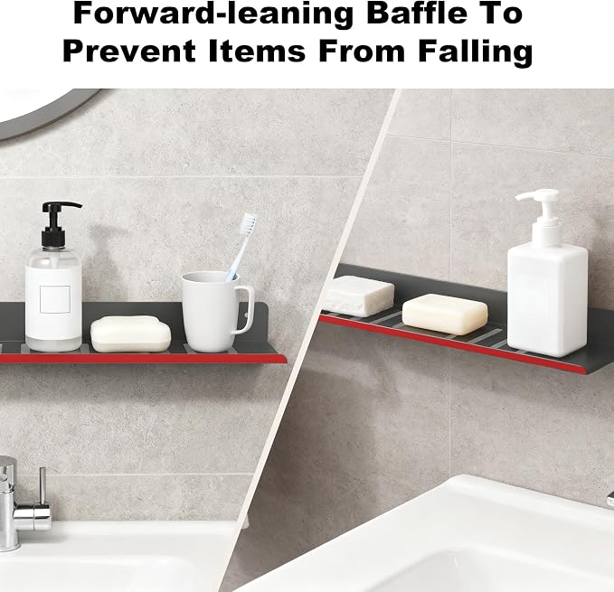 Over The Sink Shelf – Bathroom Sink Shelf Over Faucet, Wall Mounted Floating - Image 5