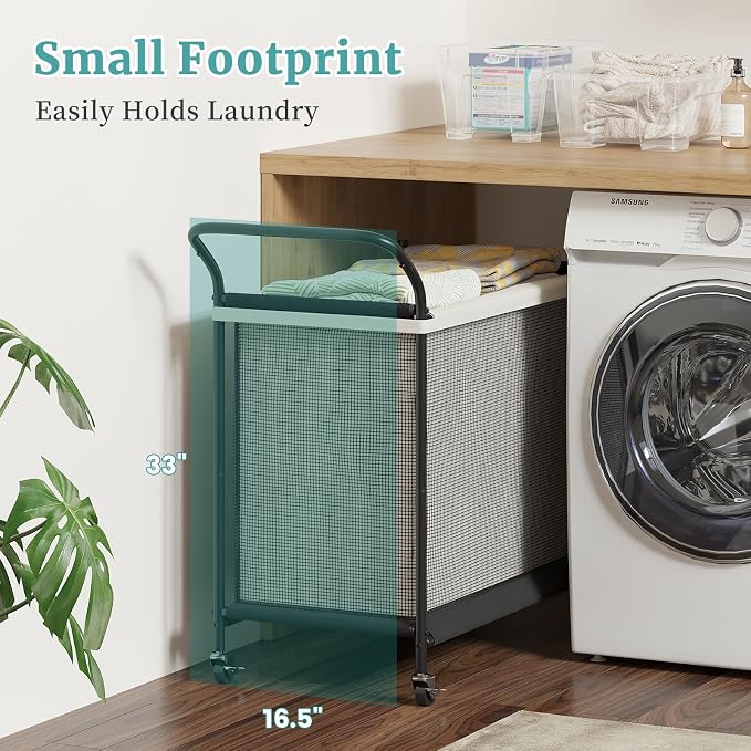 Laundry Hamper with Wheels - Image 8