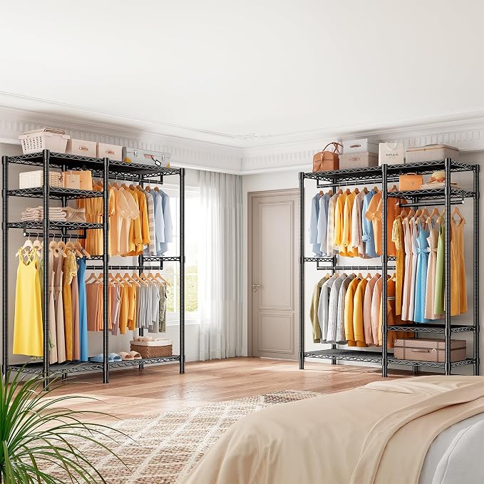 Raybee Clothes Rack Heavy Duty Loads 780LBS Clothing Racks - Image 7