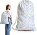 College Laundry Bag 29"×18", Waterproof Dirty Clothes Bag by Unknown