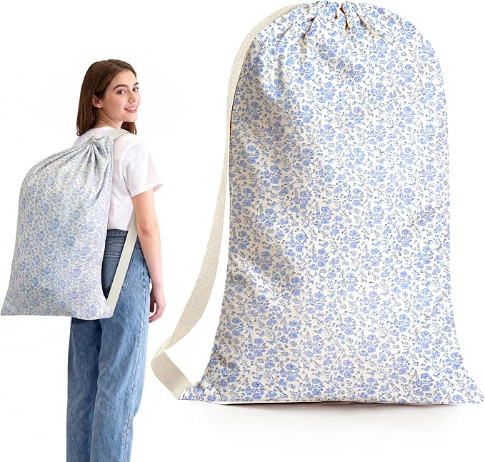 College Laundry Bag 29"×18", Waterproof Dirty Clothes Bag by Unknown