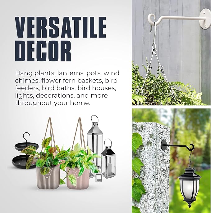 Monarch Abode Plant Hangers – Wall Mount Plant Hooks - Image 4