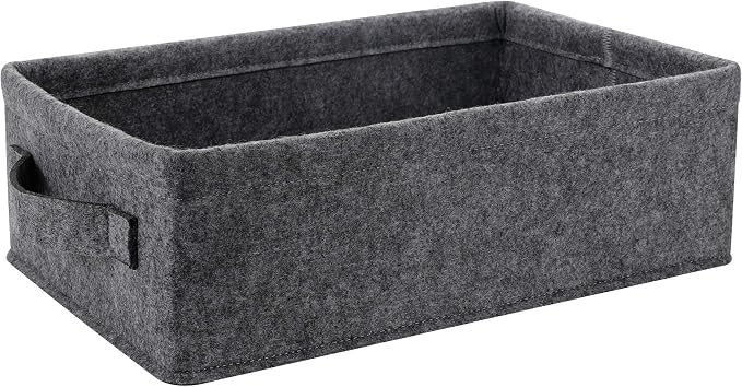 Small Storage Basket Modern Storage Baskets Felt Collapsible Baskets Storage by KWLET