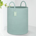 Large Cotton Rope Laundry Hamper 65L, Baby Nursery Hamper Bin, Woven Storage by BOSROTY