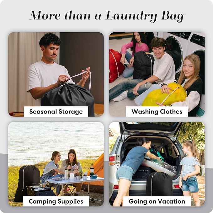 Nylon XL Laundry Bag, Large Capacity - Image 7