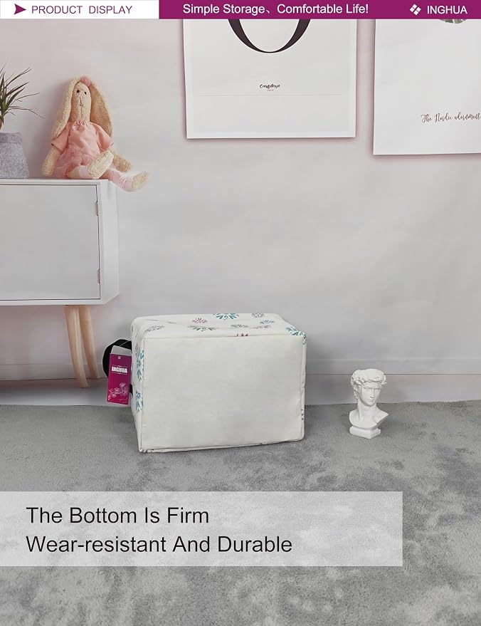 Rectangular Storage Basket Fabric Organizer Bin - Image 6